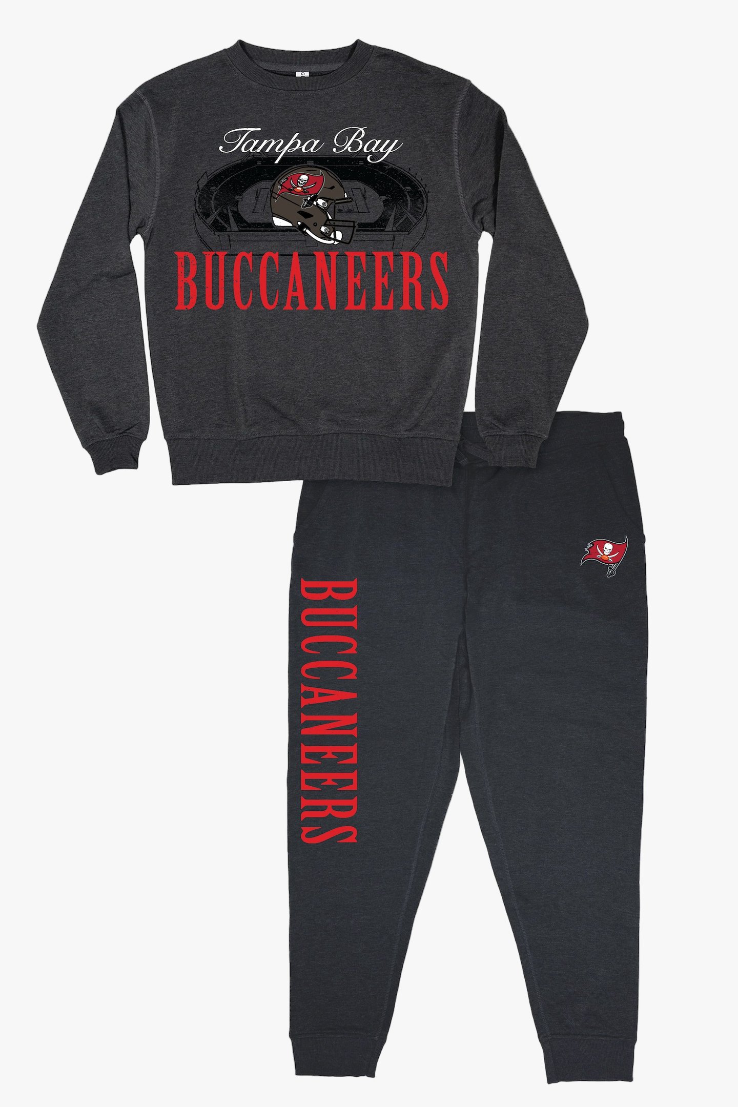 Tampa Bay Buccaneers Merch Sweatshirt And Sweatpants Buccaneers Game Day Gear Gift For Fans