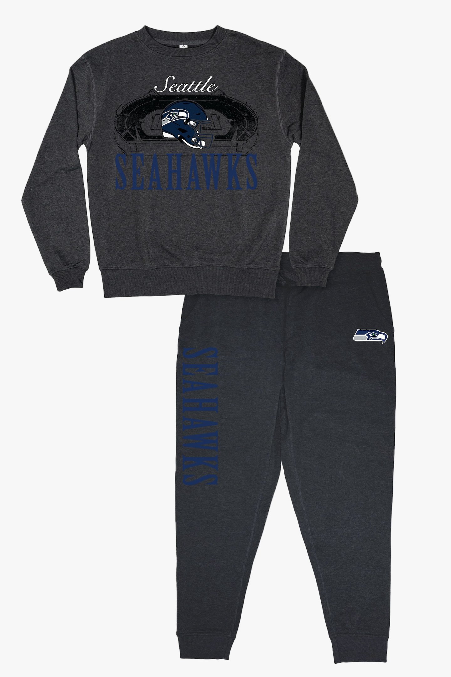 Seattle Seahawks Merch Seattle Seahawks Season Sweatshirt And Sweatpants Game Day Gift