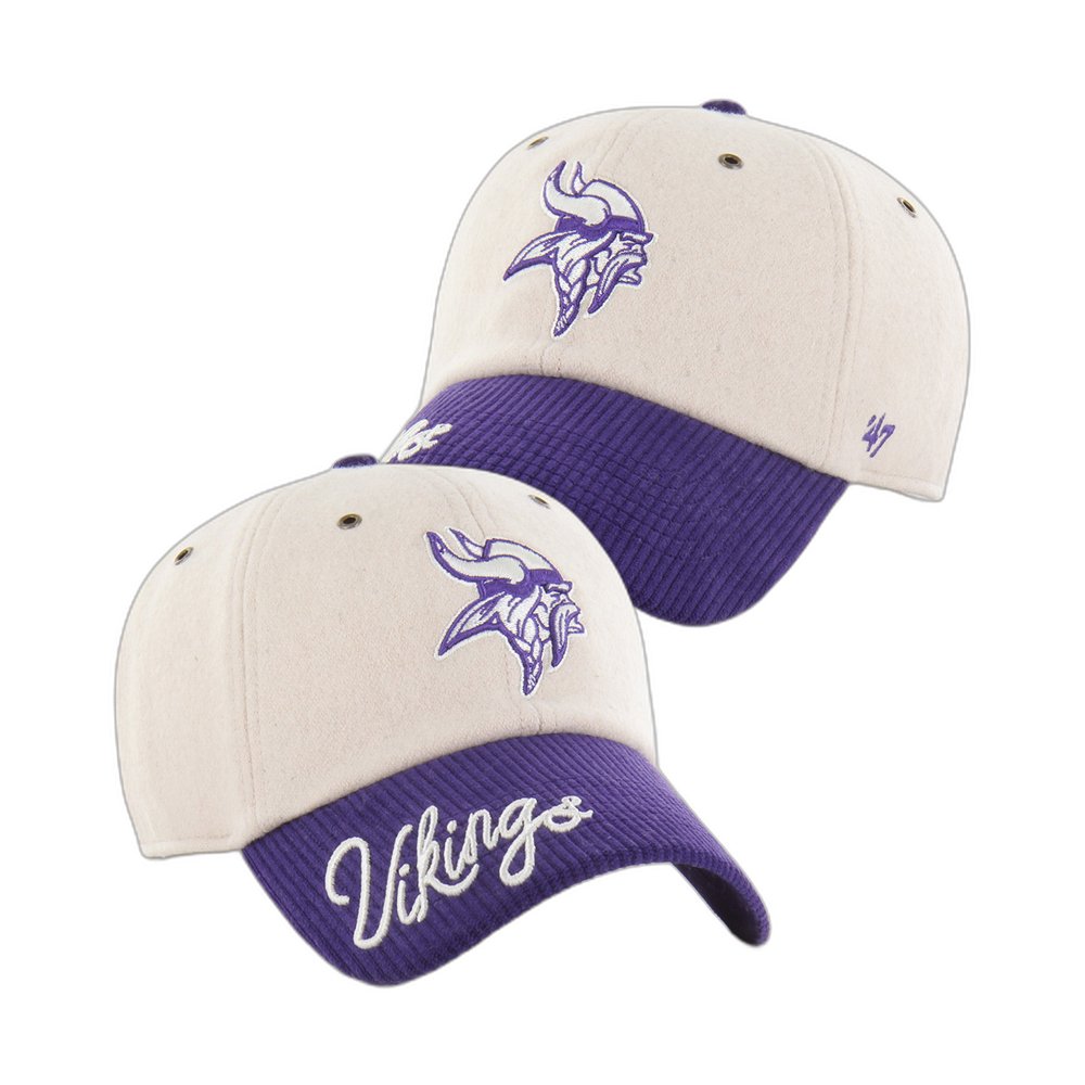 Minnesota Vikings x 47 Brand Merch Rope Script Hat Minnesota Game Cap Sport Gifts