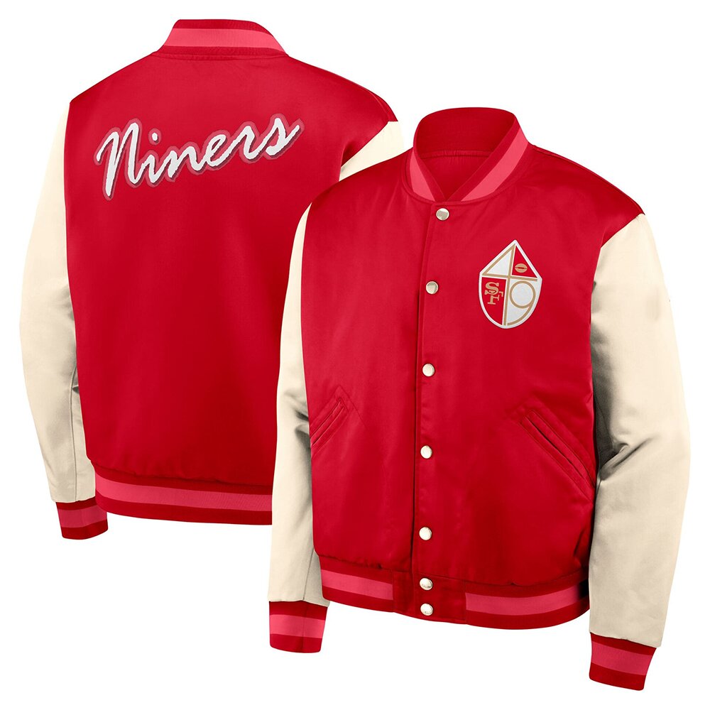 San Francisco 49ers Sideline Jacket Niners Pride Attire Gift For Sports Fan