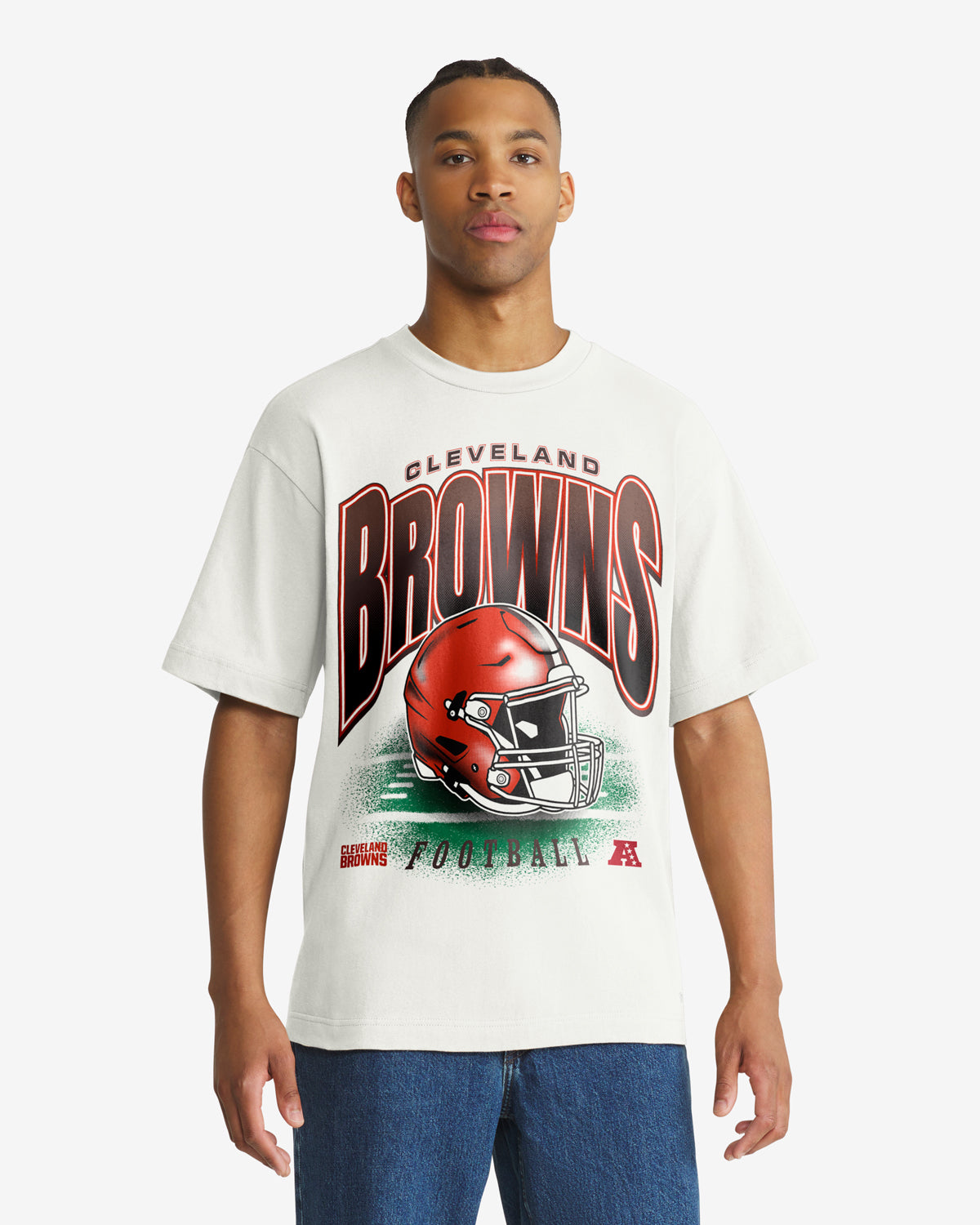 Cleveland Browns x 47 Brand Merch Team Flex T-Shirt Cleveland Football Clothing Gifts