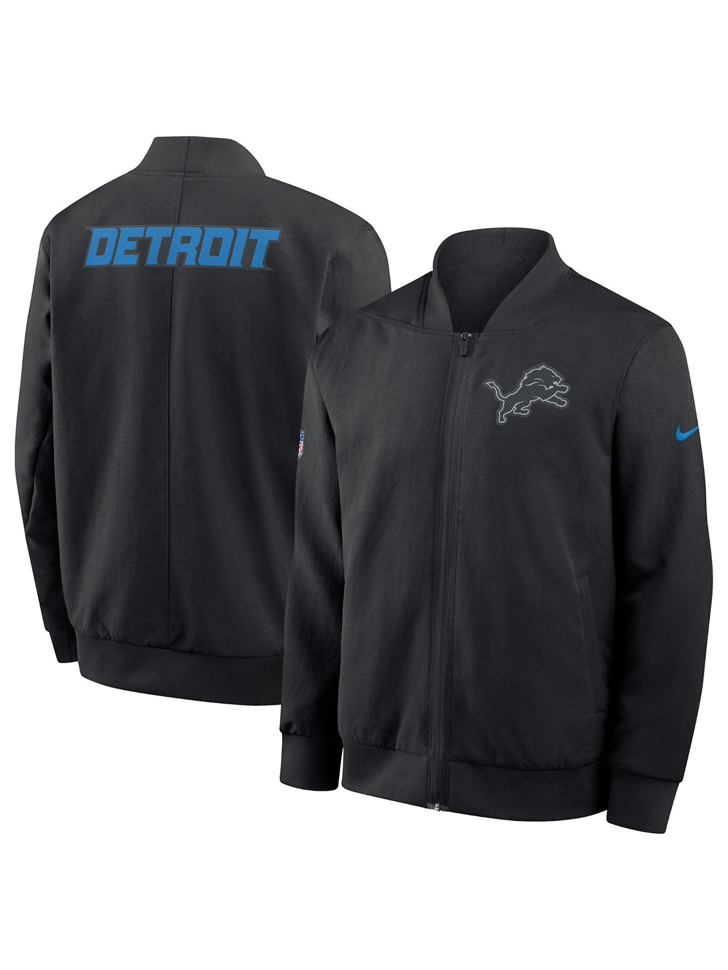 Detroit Lions 2026 Rivalries Sideline Bomber Jacket Lions Pride Attire Lions Fan Gift