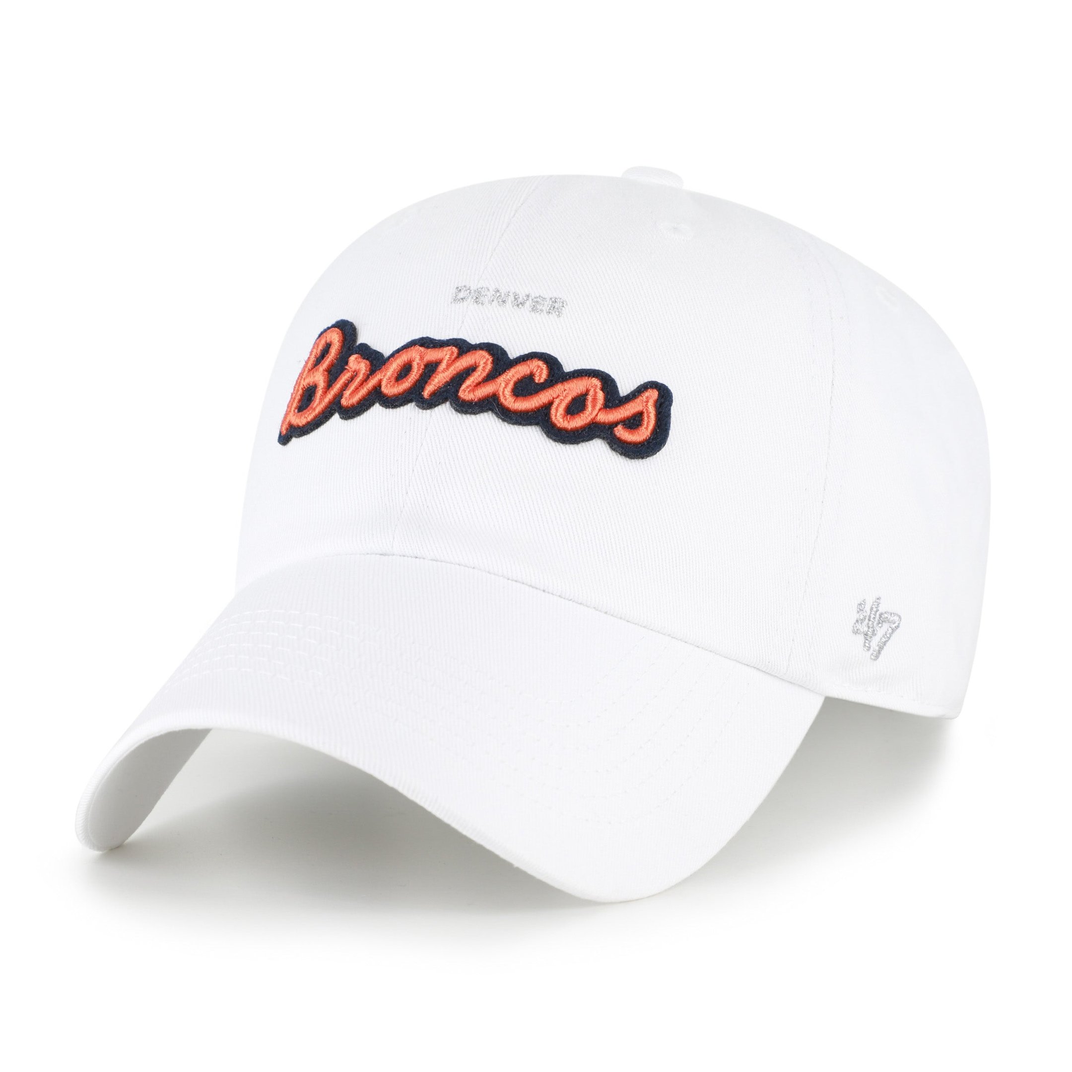 Denver Broncos x 47 Brand Merch Trendy Script Lane Hat Broncos Pride Cap Sport Gifts