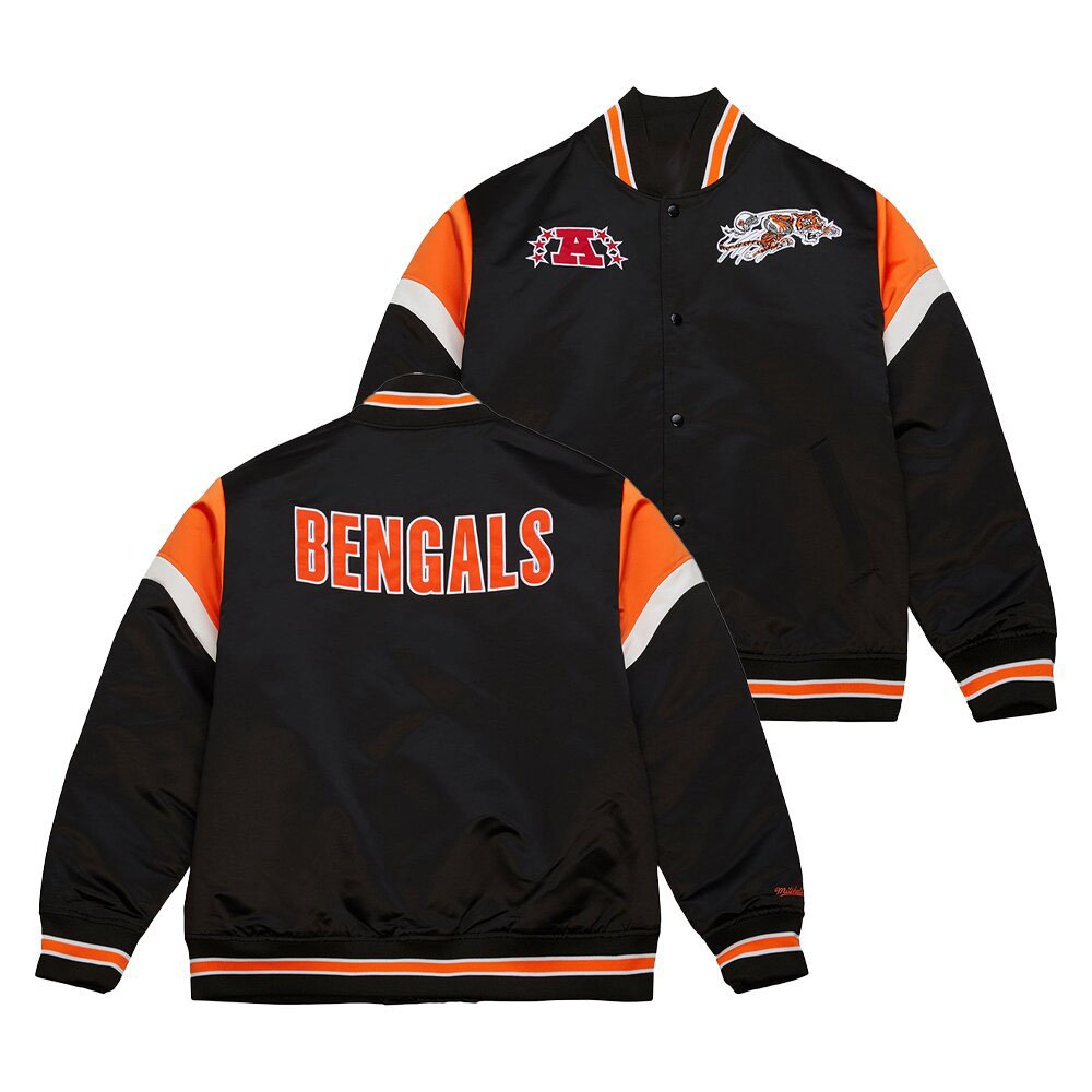 Cincinnati Bengals Mitchell & Ness Jacket Bengals Football Apparel Gift For Match Day