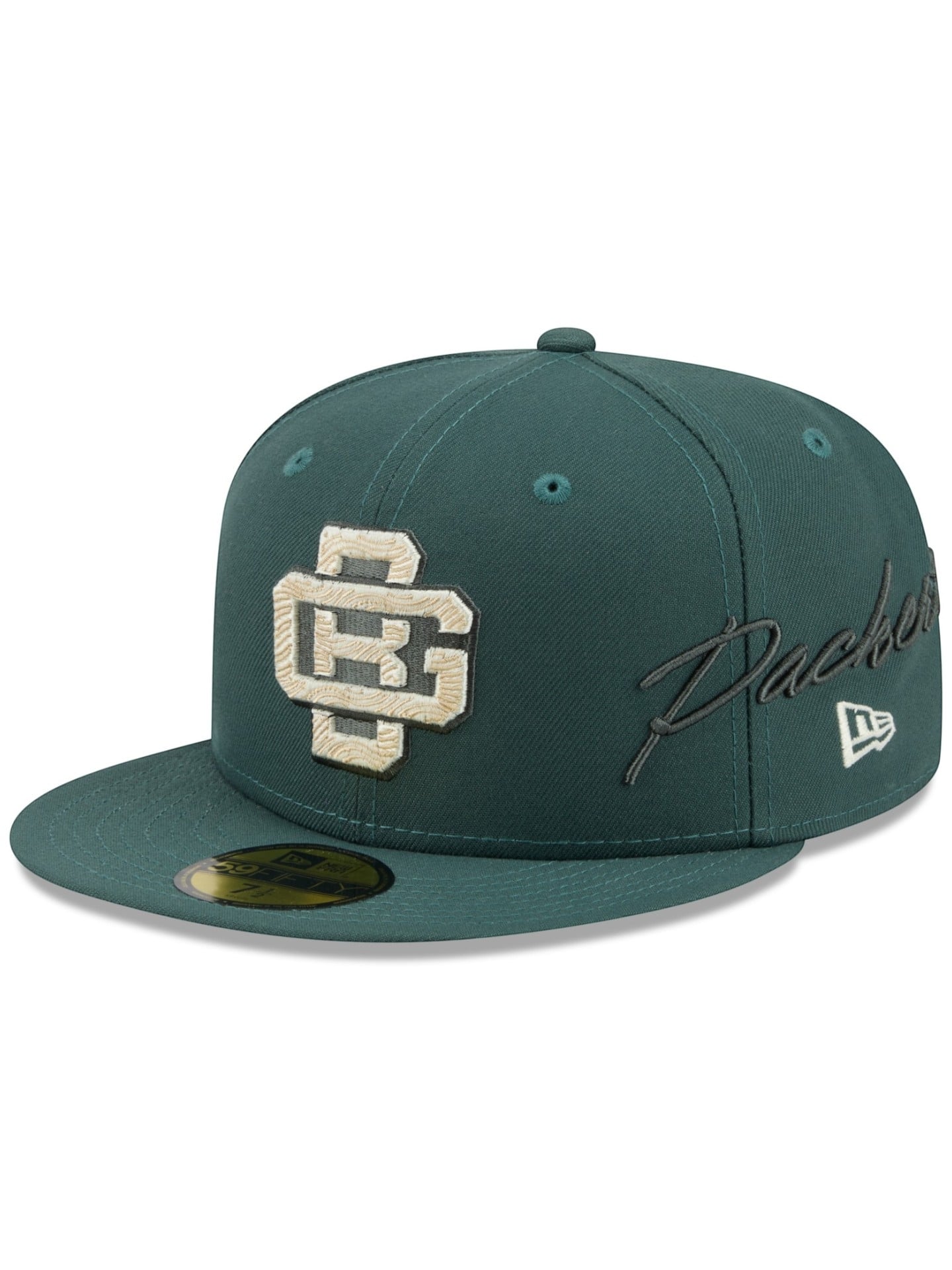 Green Bay Packers Letterman Snapback Hat Packers Game Cap Sports Gift Unisex