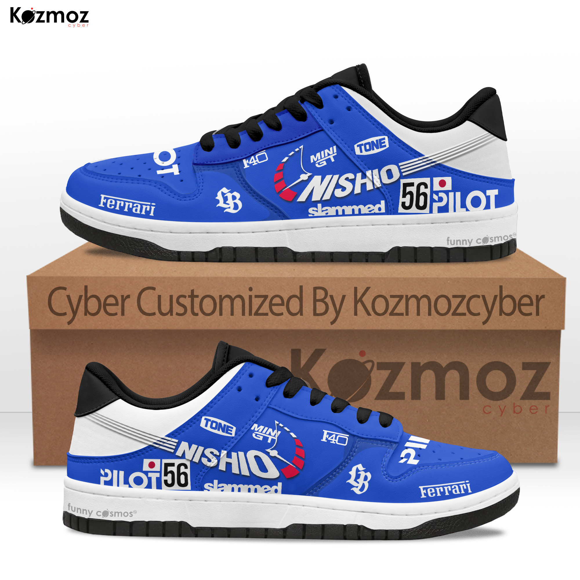 Liberty Walk’s Mazda RX-7 Coca-Cola sneakers at kozmozcyber