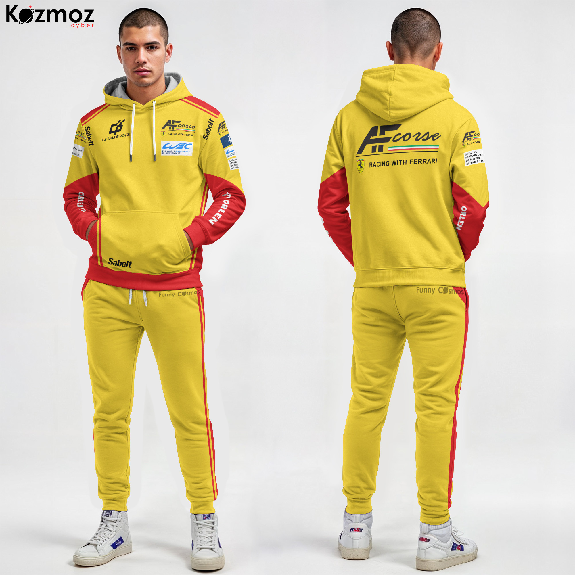 AF Corse Le Mans 24h WEC Tribute Racing Tracksuit Set