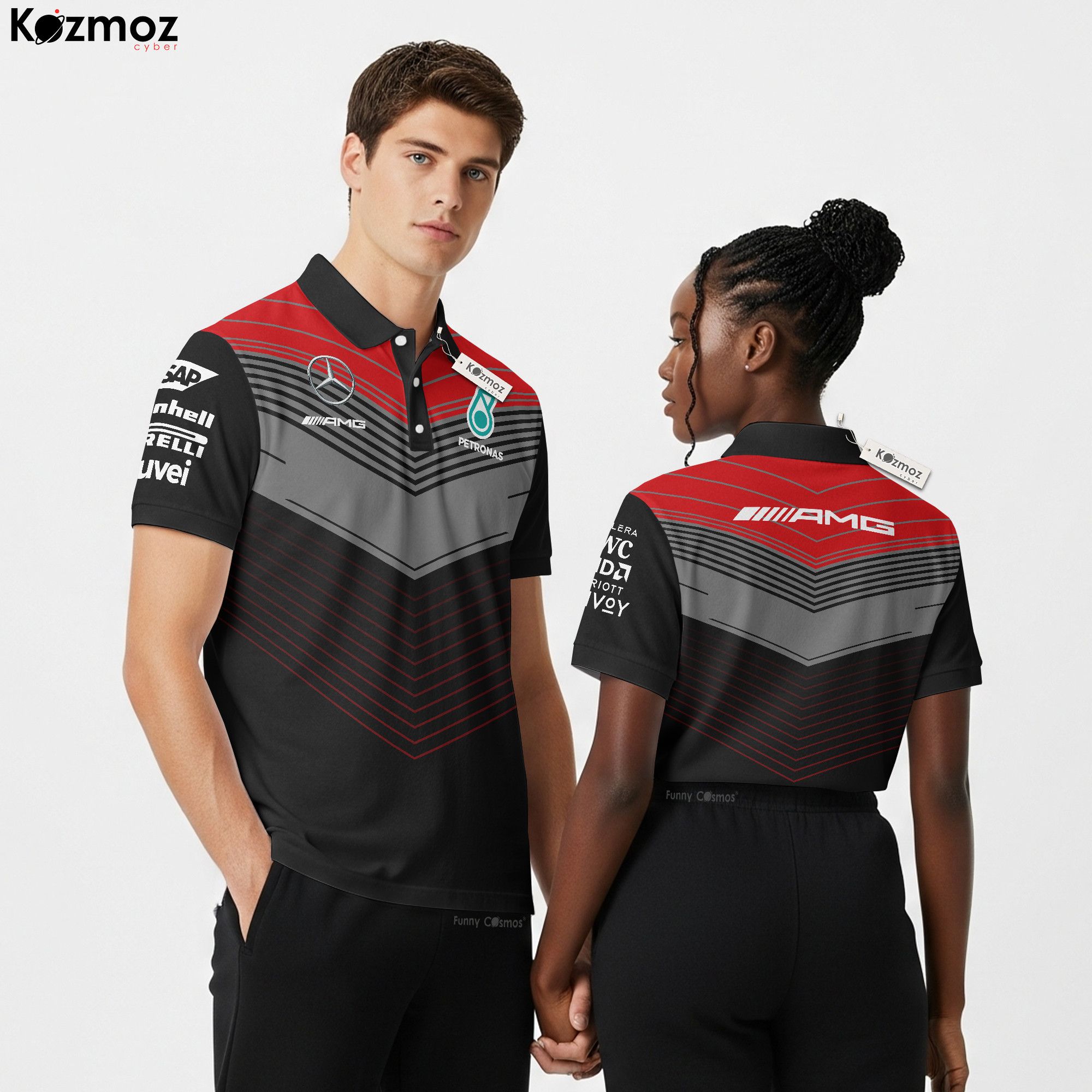 Nomex fabric used in motorsport clothing provides fire resistance, ensuring driver safety during high-speed events.
