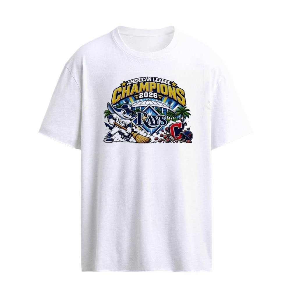 Tampa Bay Rays Beat Guardians American League Champions 2026 Mascot T-shirt