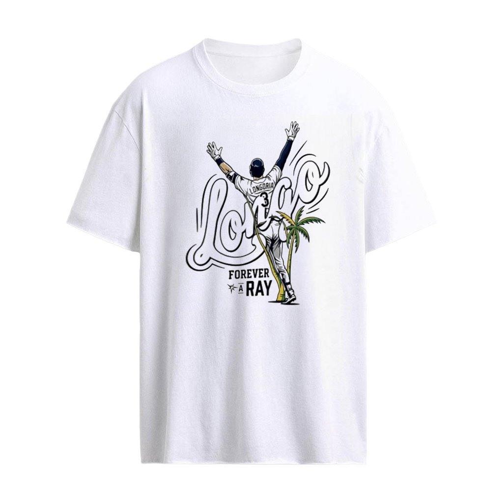 Evan Longoria Tampa Bay Rays baseball Forever a Ray shirt