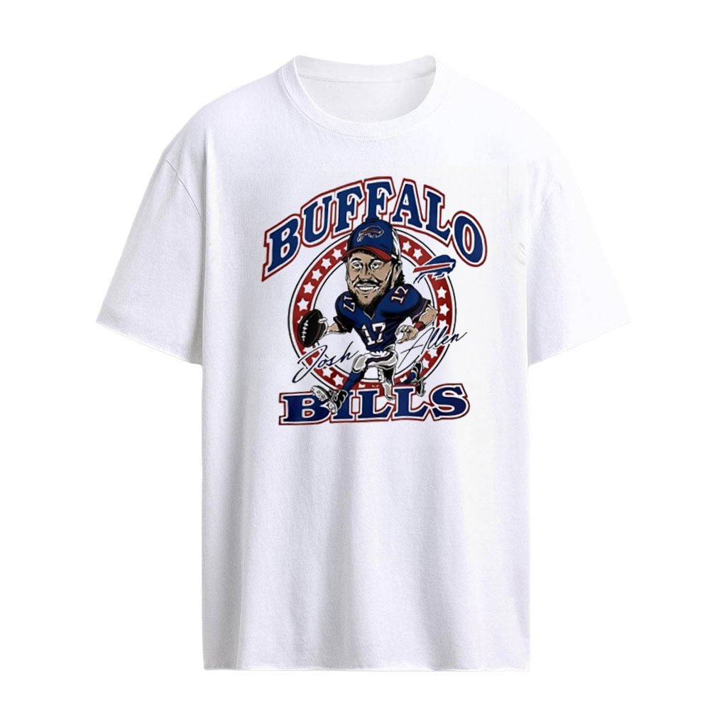 Buffalo and Bills Josh Allen Homage Stone caricature player shirt