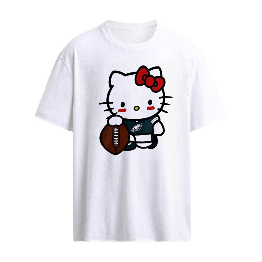Hello Kitty Philadelphia Eagles NFL football shirt