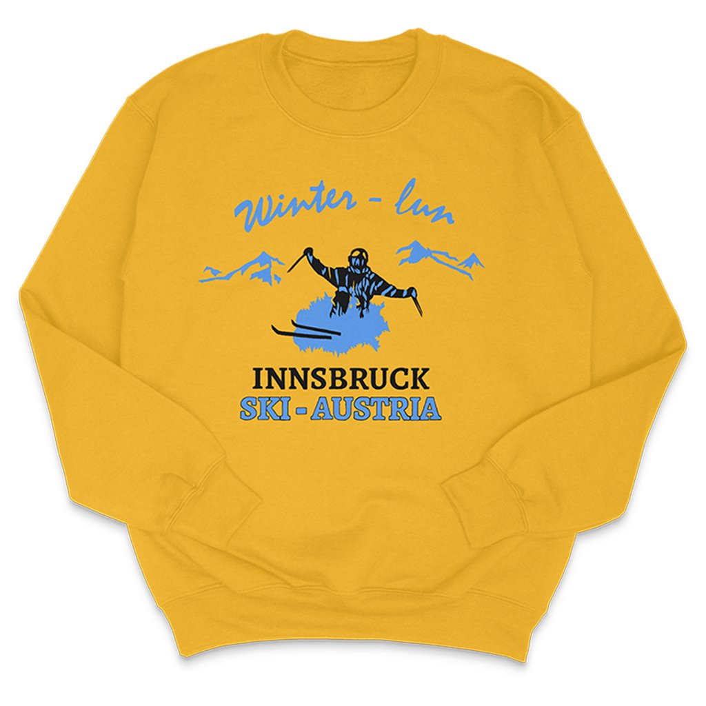 Winter-Fun Innsbruck Ski-Austria Sweatshirt Eddie Edwards Eddie The Eagle Clothes Gift Ideas