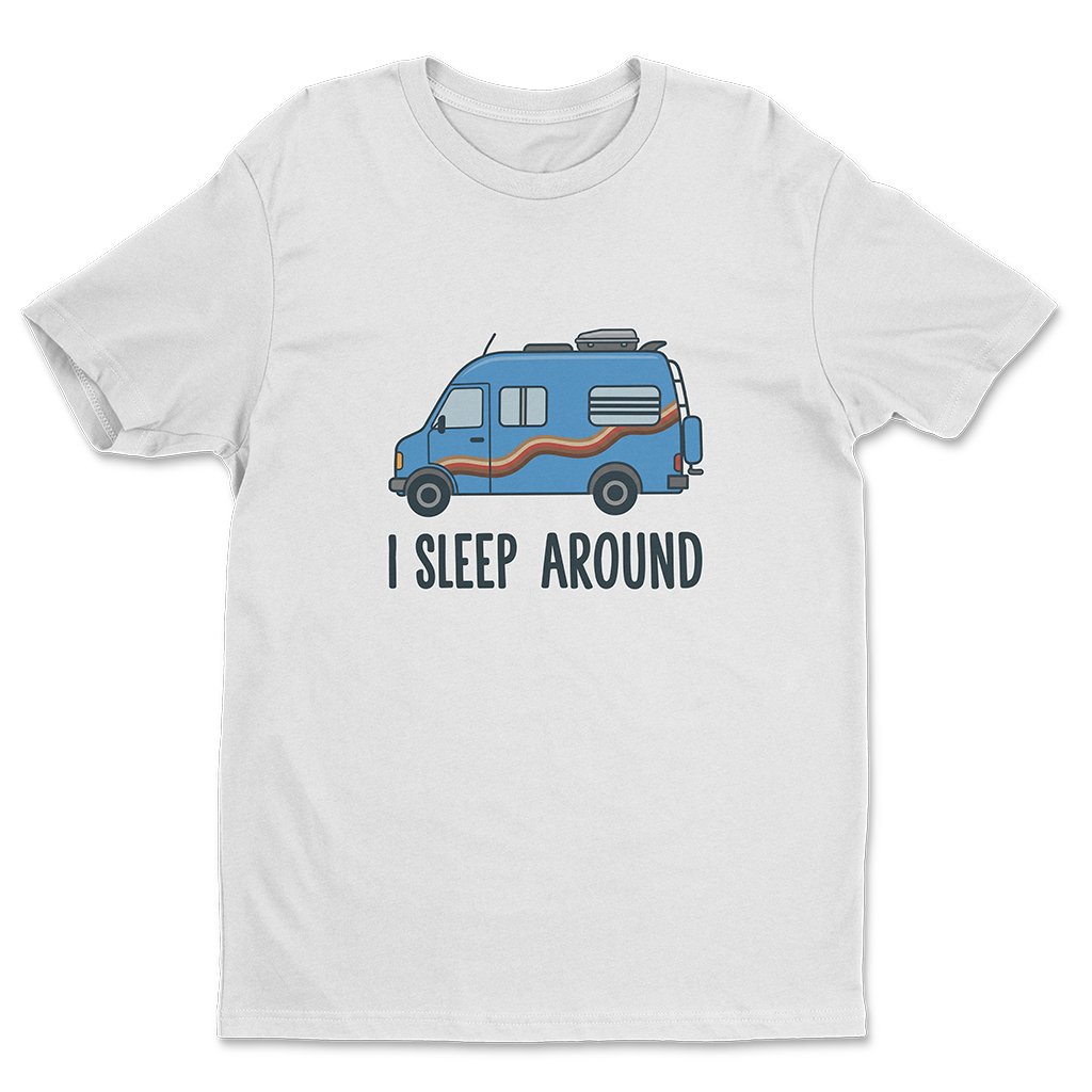 I Sleep Around T-Shirt Tyler Genocchio Passenger Clothing SHirt Tee Gift