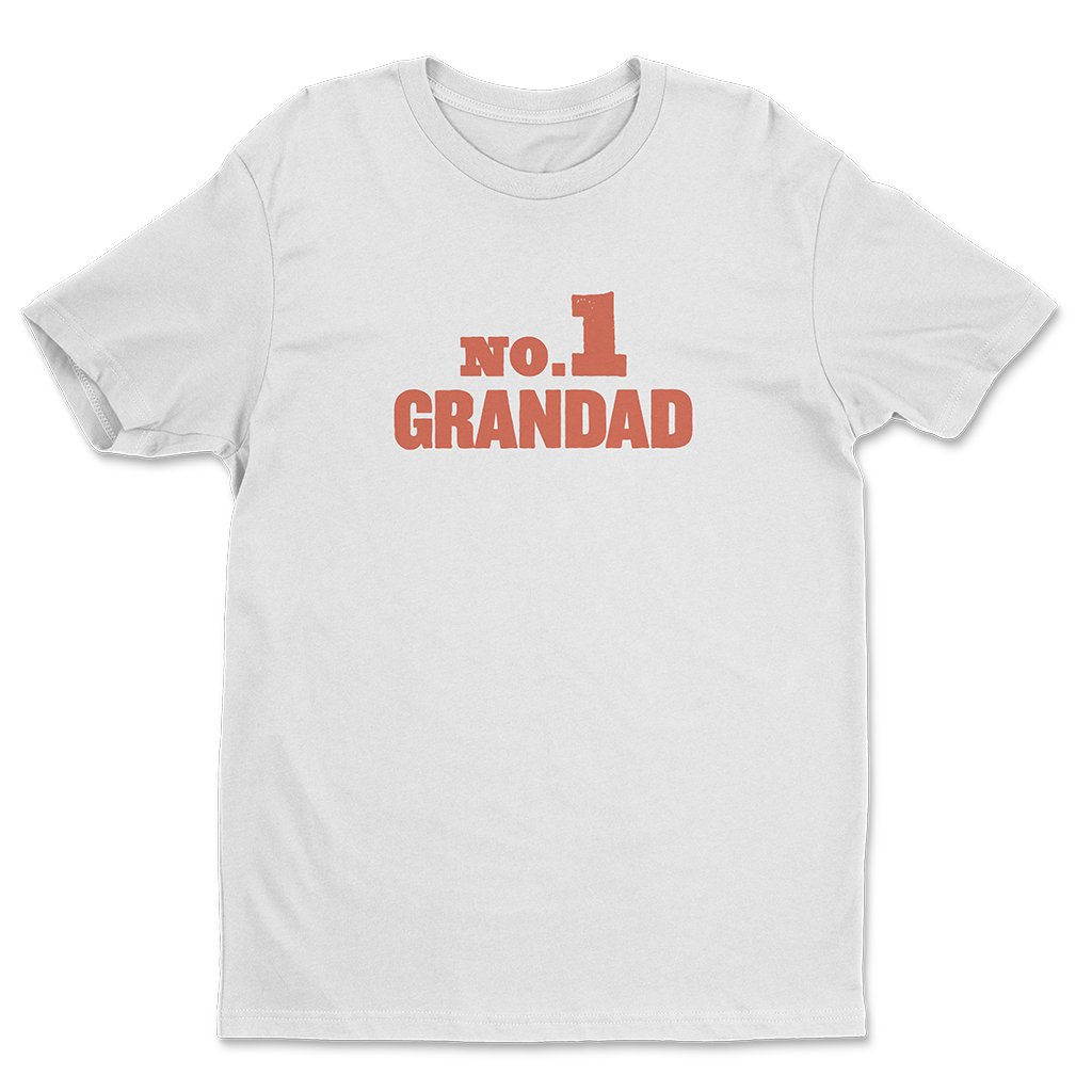 No.1 Grandad T-Shirt Malcolm Daddy Issues Apparel Tee Gift For Him