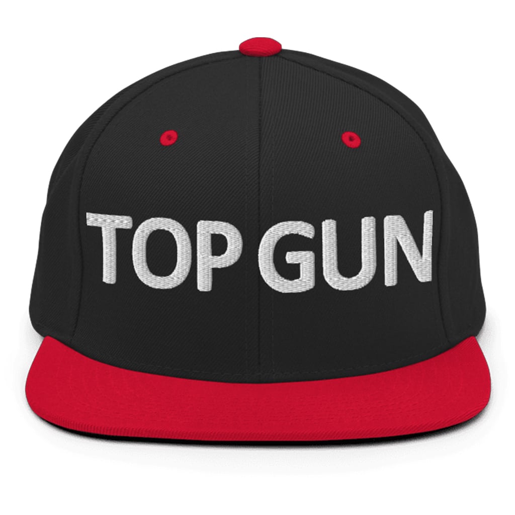 Top Gun Hat Adam DeMamp Workaholics Apparel Snapback Cap Gift For Fans