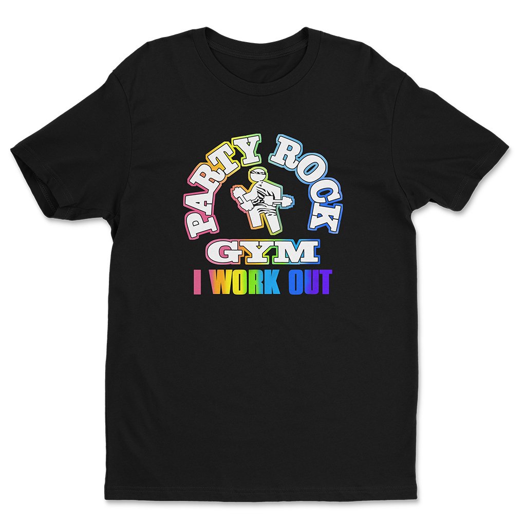 Party Rock Gym I Work Out T-Shirt Falafel Phil Kickin' It CLothing Best Tee Gift Ideas