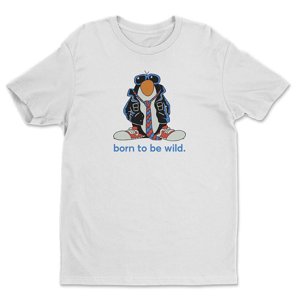 Born To Be Wild T-Shirt Dave Dave Merch Best Gift For Cartoon Penguin Fans