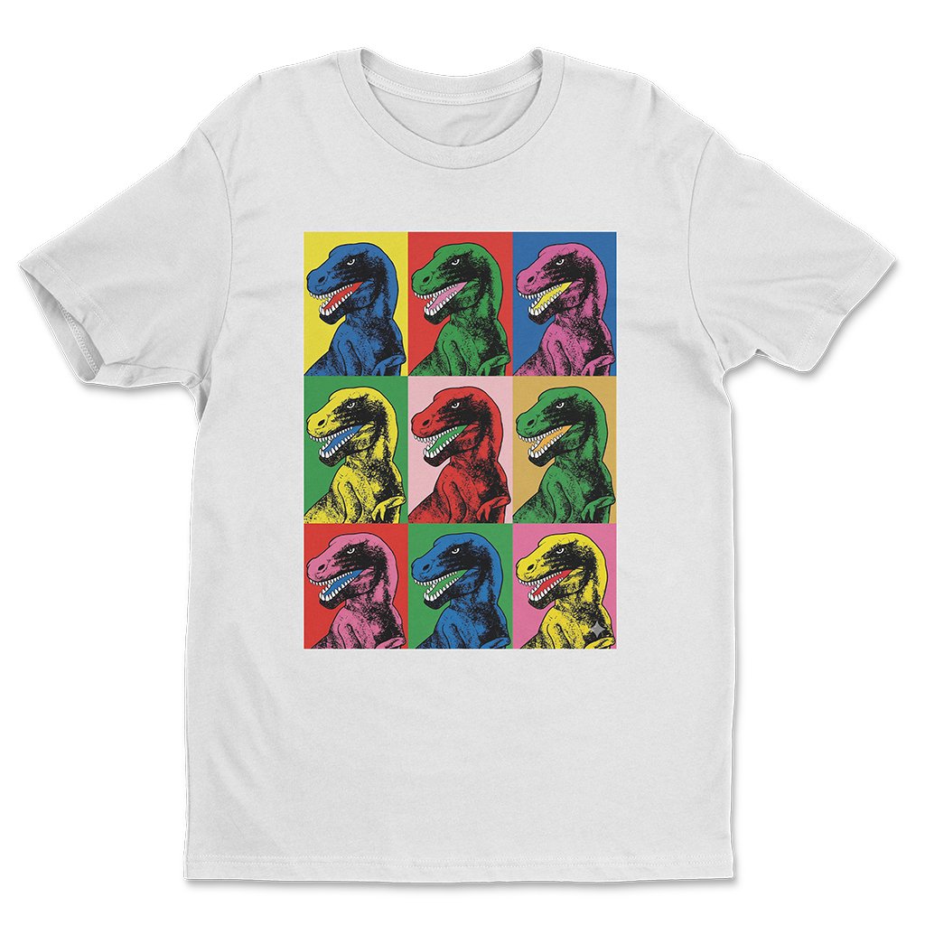 Beverly Hills 90210 Merch T-Rex In Warhol Style T Shirt Gift For Brothers