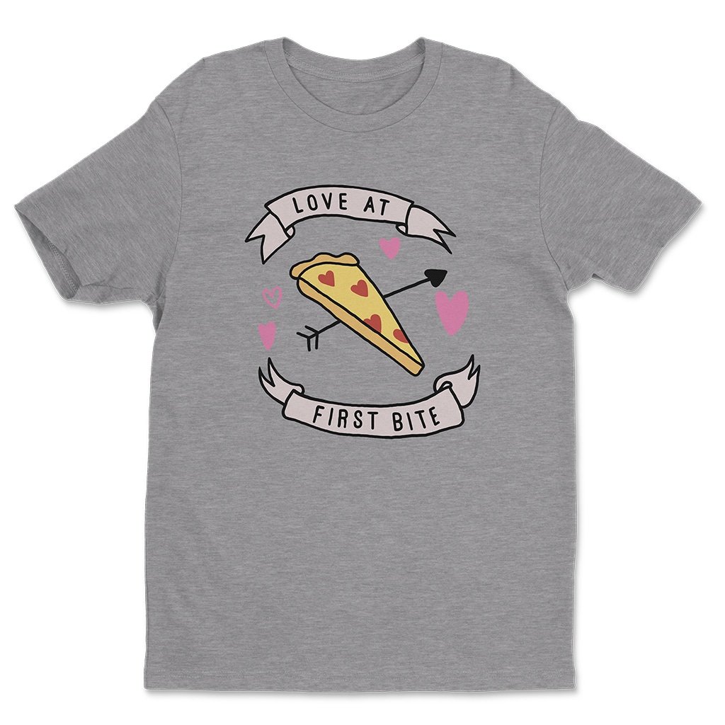 Love At First Bite Pizza T-Shirt Ben Modern Family Apparel Gift For Sitcom Fans