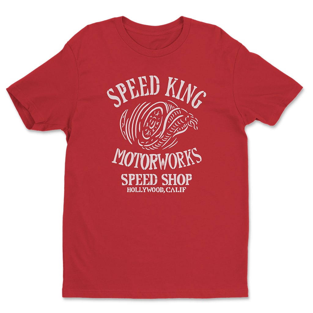 Speed King Motorworks T-Shirt Johnny Lawrence Cobra Kai Merch Fans Gift