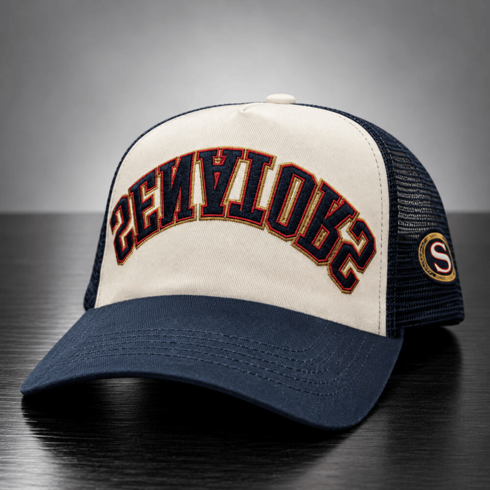 Ottawa Senators Merch Hat 2026 Ottawa Senators Upside Down Trucker Hat Gift For Hockey Fans