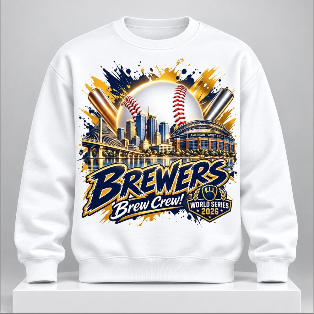 Milwaukee Brewers Merch Brewers Brew Crew World Series 2026 Sweatshirt Gift For Baseball Lovers