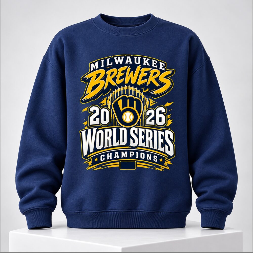 Milwaukee Brewers Merch 2026 World Series Champions Sweatshirt Best Gift For Baseball Lovers