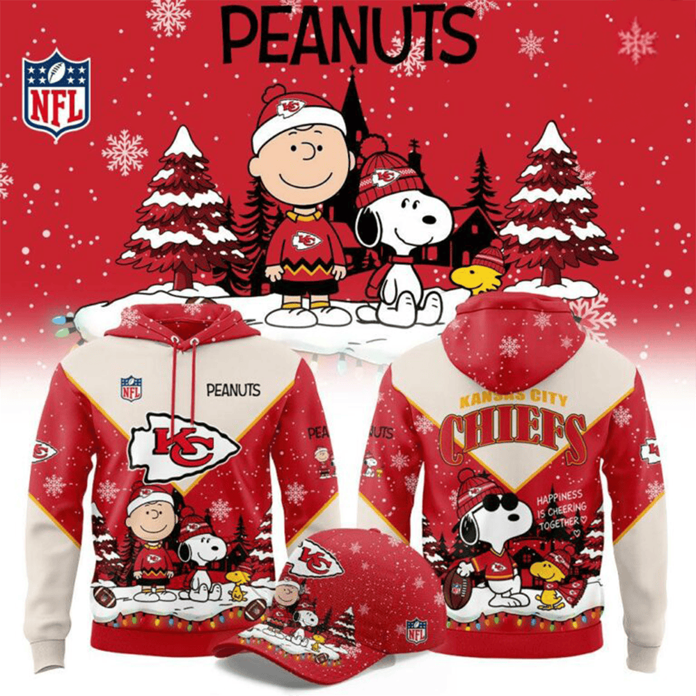 Kansas City Chiefs x Peanuts Merch Christmas 2026 Hoodie Gift For Sport Fans