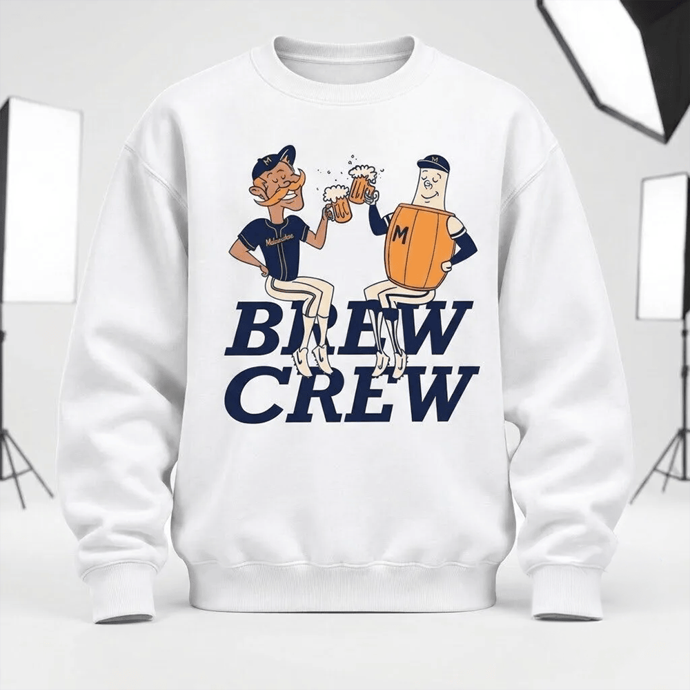 Milwaukee Brewers Merch 2026 Brew Crew Sweatshirt Gift For Baseball Fans