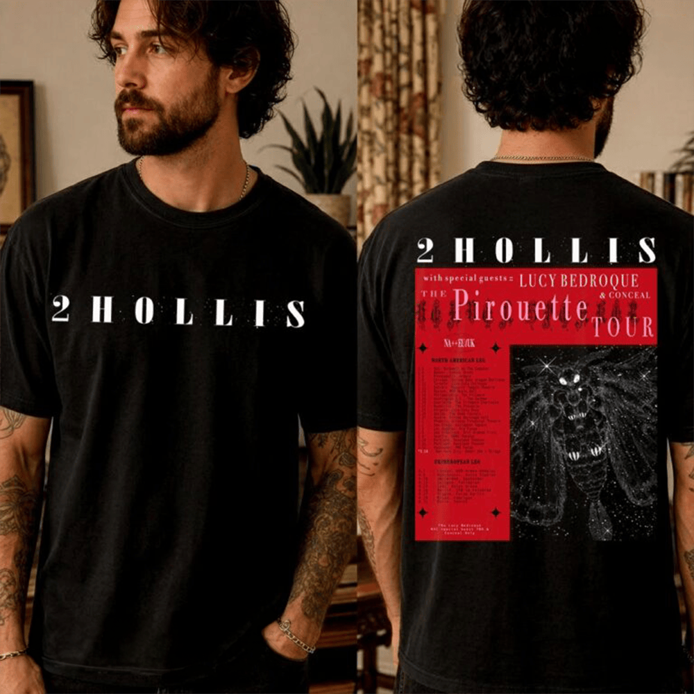 2Hollis Merch The Pirouette Tour 2027 Tour Dates Schedule T-Shirt Concert Fans Shirt Gift