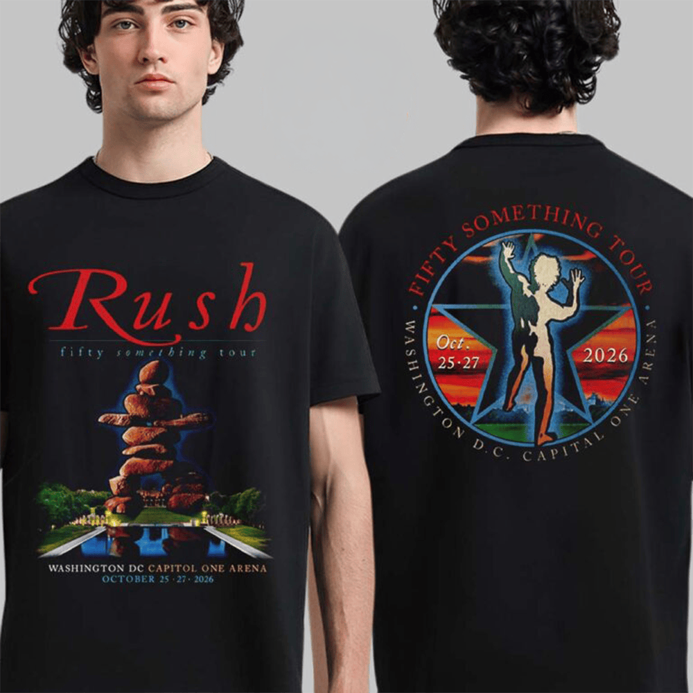 Rush Merch Washington DC Event 2026 Live At Capitol One Arena T-Shirt Gift For Classic Rock Fans