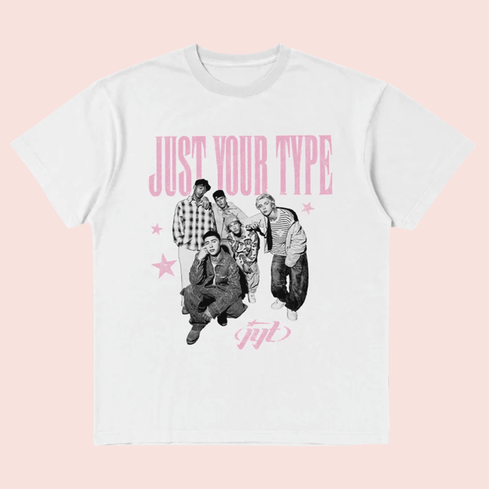 JYT Merch T-shirt JYT Just Your Type White Shirt Best Fans Gift Ideas