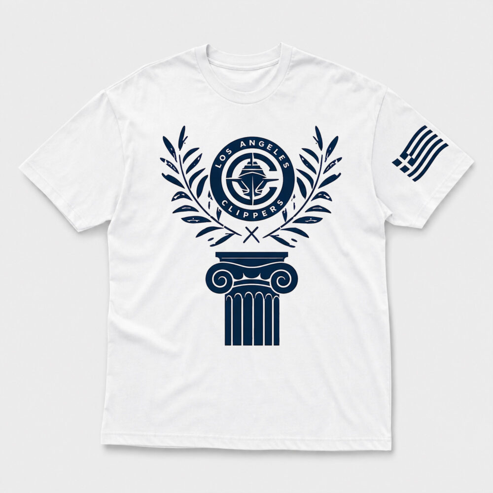 LA Clippers Merch 2026 Greek Heritage Night Shirt Giveaway T-Shirt Gift For Basketball Fans
