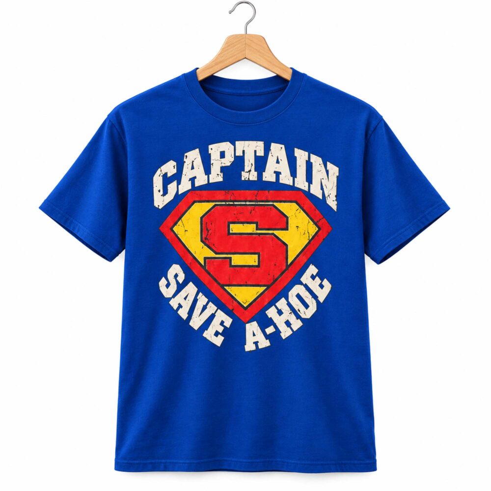 Captain Save A Hoe Merch 2026 Funny Halloween Costume T-Shirt Gift For Pop Culture Fans