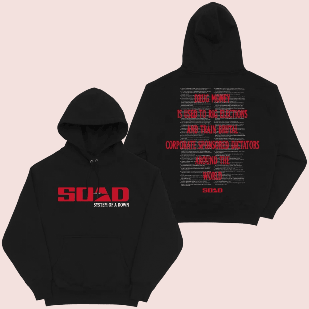 System Of A Down Merch System Of A Down CCA Hoodie Gift For Rock Music Fans