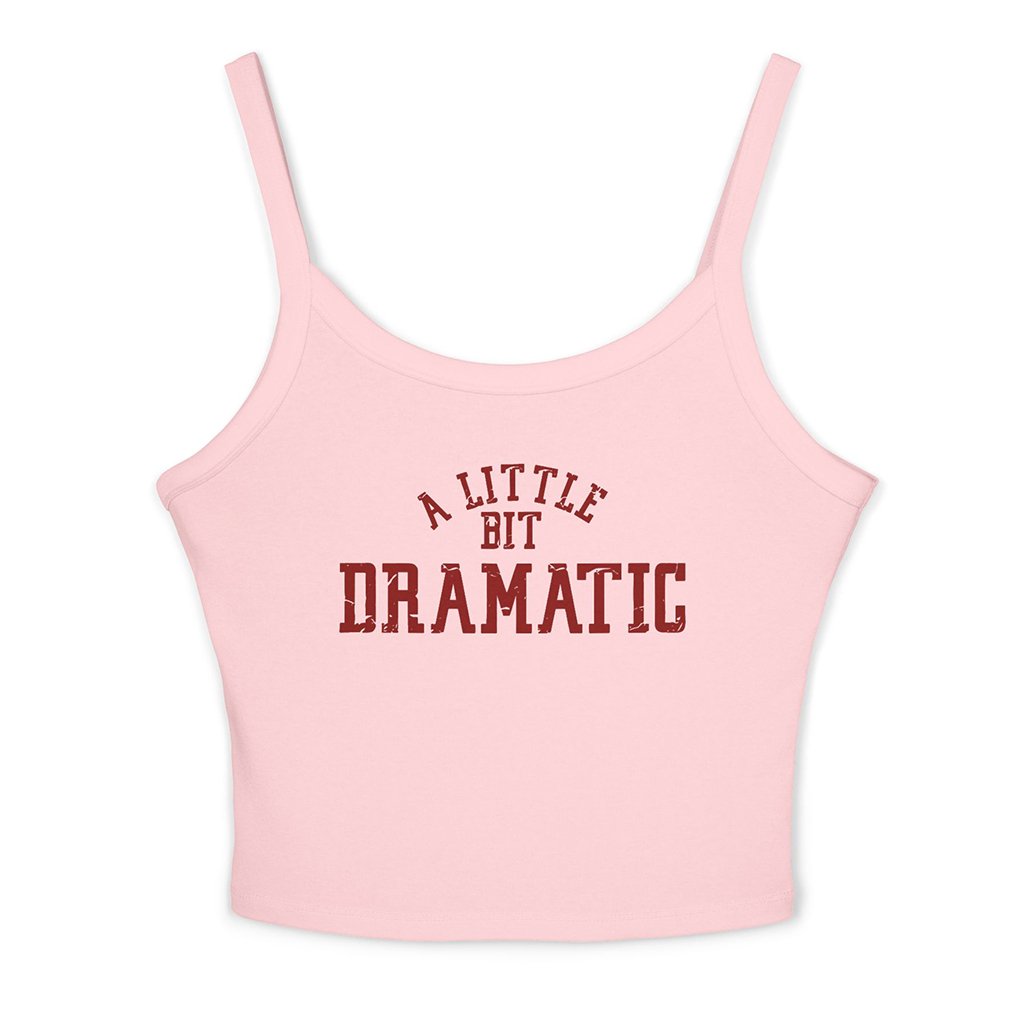 A Little Bit Dramatic Spaghetti Strap Tank Top Women's Regina George Mean Girls Merch Fans Gift