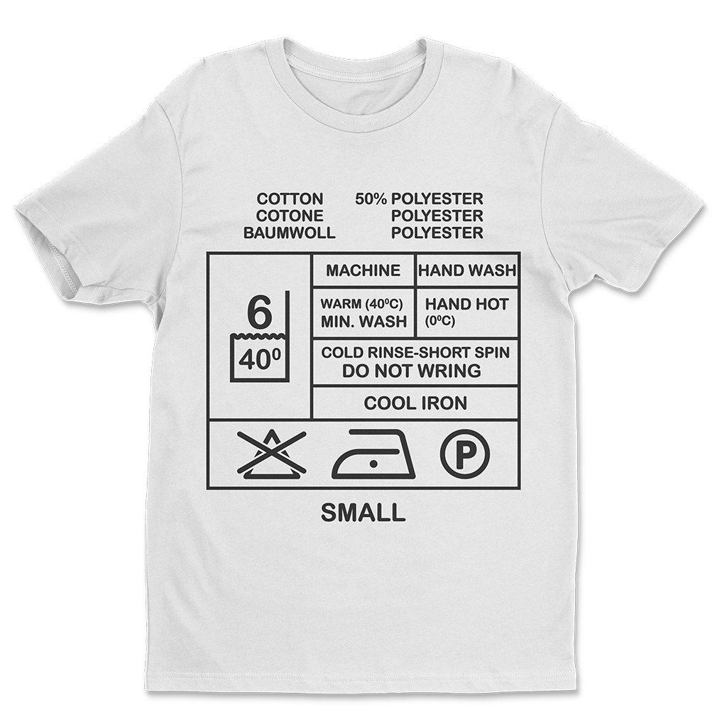 Laundry Instruction T-Shirt Dez Austin And Ally Apparel Gift For Sitcom Fans