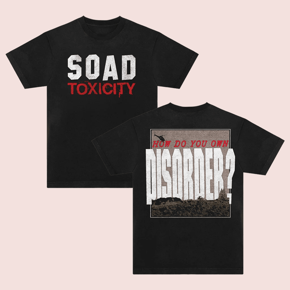 System Of A Down Merch System Of A Down Toxicity Disorder T-Shirt Gift For Heavy Metal Fans