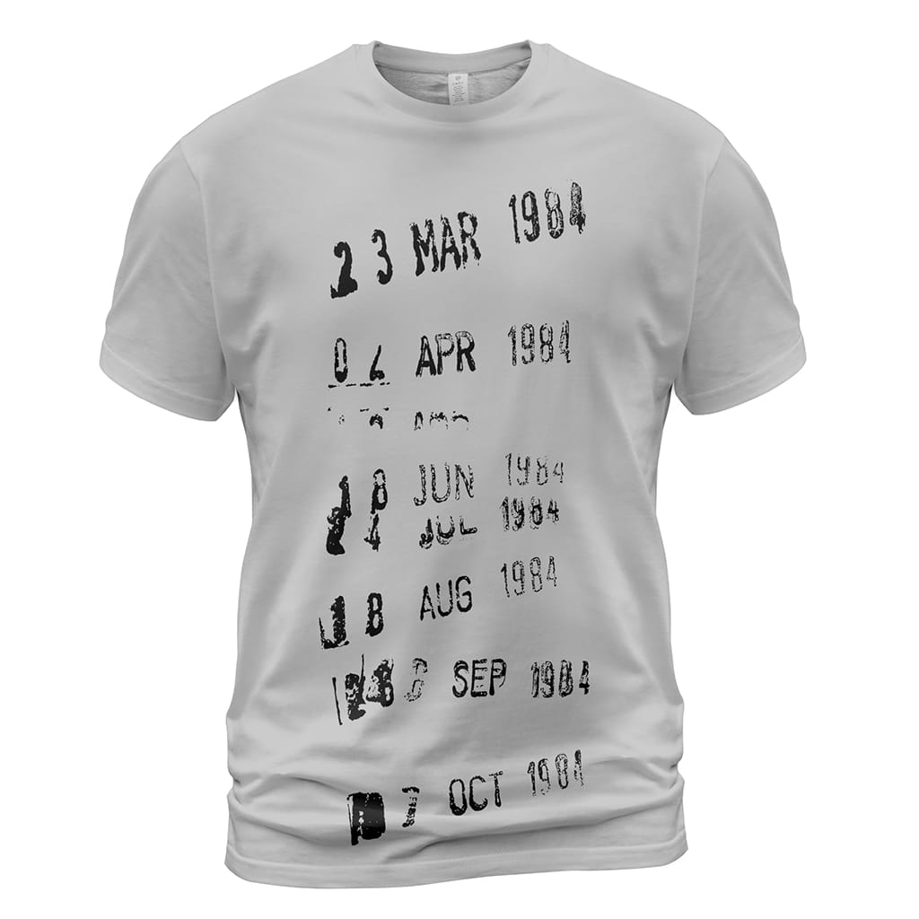 Library Stamp AOP T-Shirt Brick Heck The Middle Apparel Gift For Sitcom Fans
