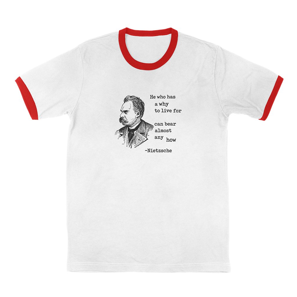 Friedrich Nietzsche Ringer T-Shirt Lisa Frankenstein Clothing Philosophy Lovers Outfit Mens Gift