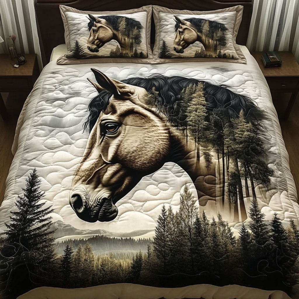 Rustic Meadow Quilted Bedding Set Cottage Bedroom Bedspread Set Bedroom Decor Gift
