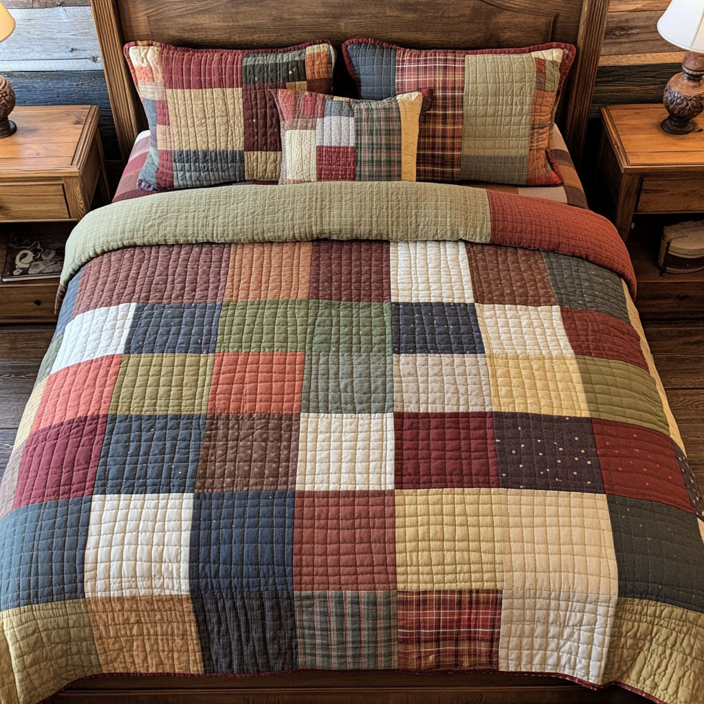 Timeless Love Quilted Bedding Set Valentine Romantic Bedspread Set Gift For Couples