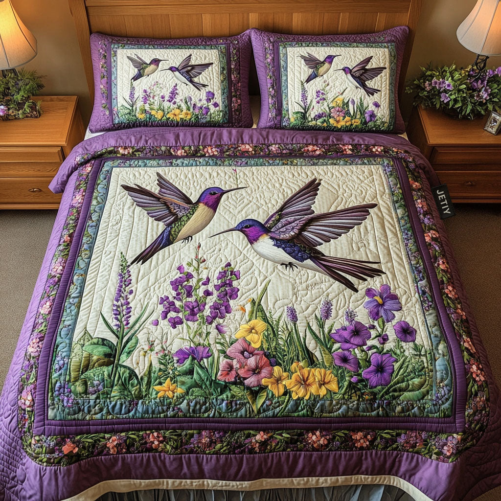 Dancing Duo Quilted Bedding Set Couple Love Bedspread Set Gift For Couples