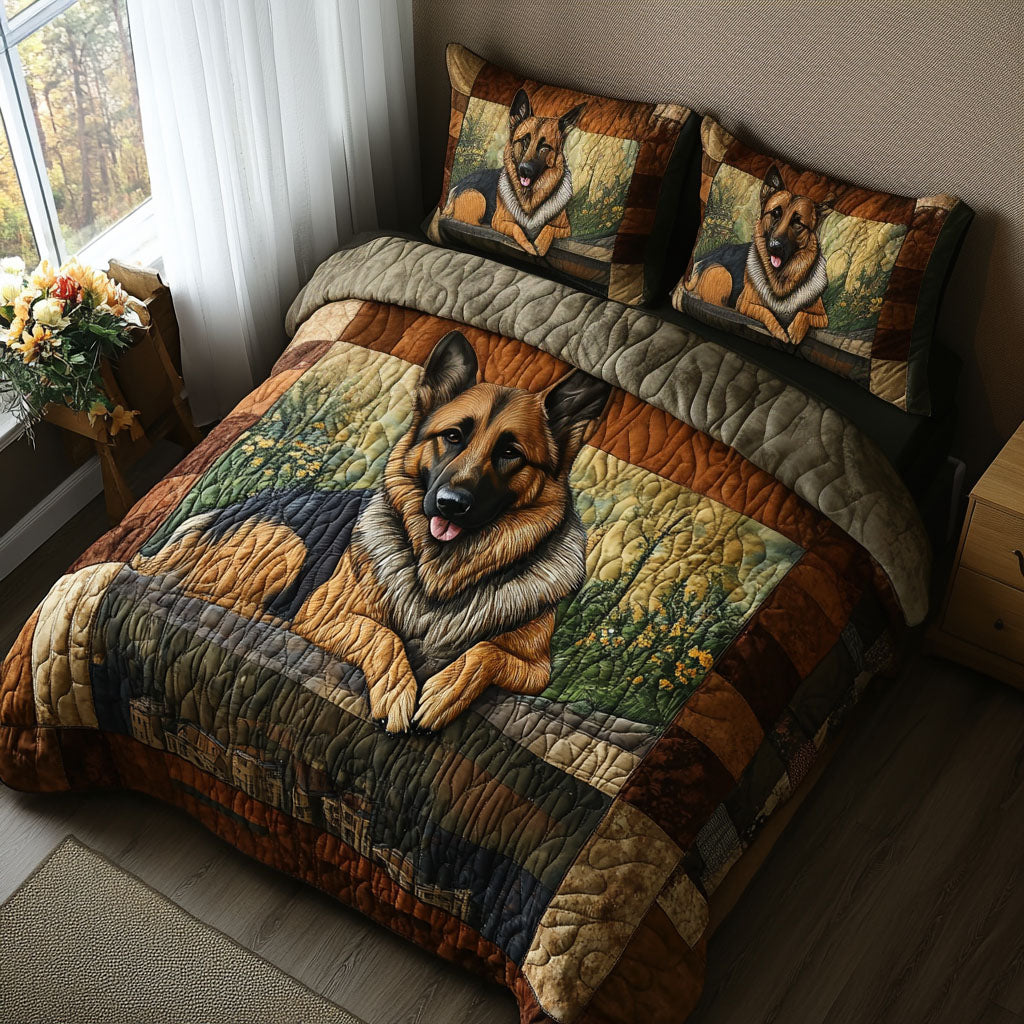 Noble Companion Quilted Bedding Set Dog Mom Bedspread Set Gift For Dog Lovers