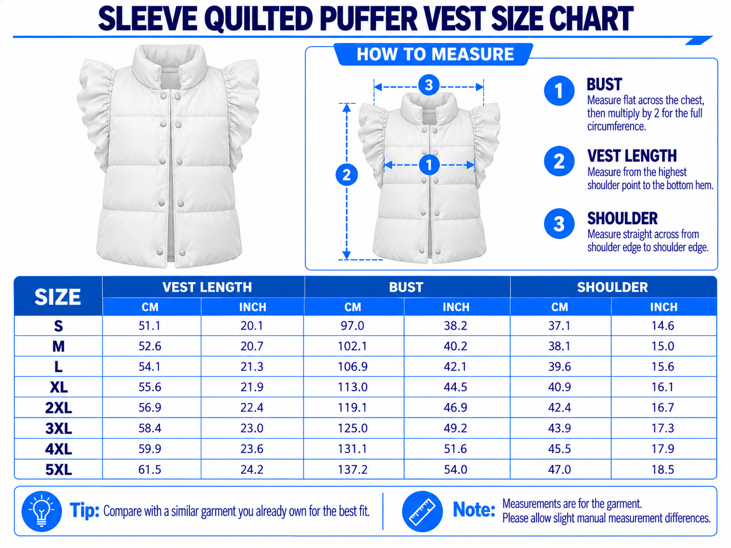 Dallas Cowboys size chart