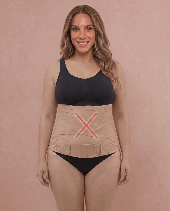Herkömmliche Shapewear – Bauchgurt mit Klettverschluss
