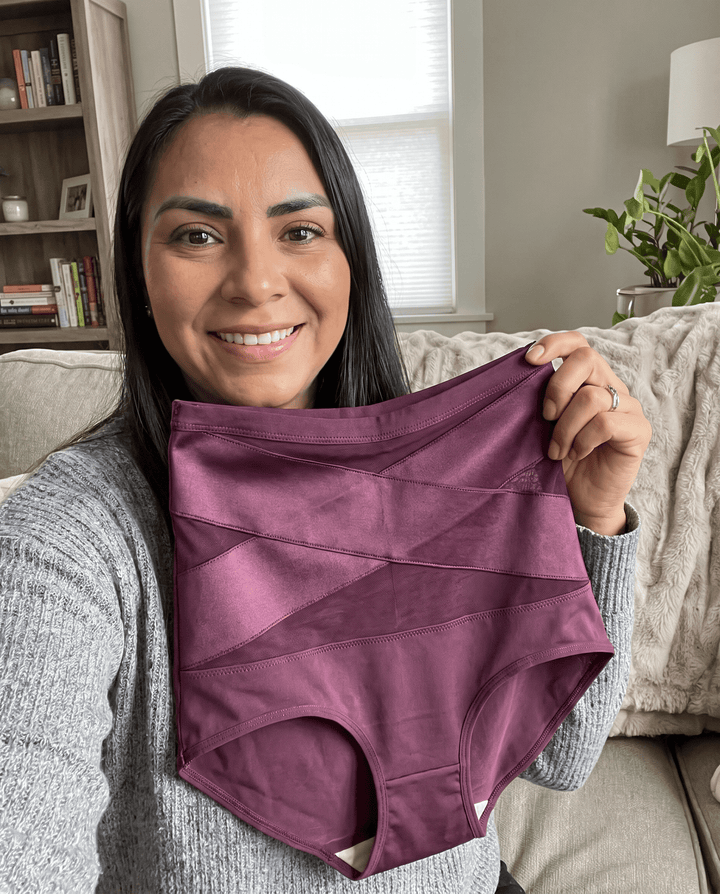 Kristina W., 35 mit ihrem ILONOU Shape-Slip