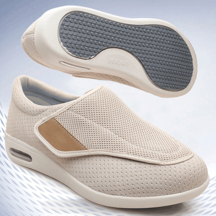 Wide Width Adjustable Velcro Arch Support Diabetic Comfortable Shoes ...